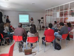 Trasfoco Escuela Audiovisual Itinerante capacitando en técnicas de realización audiovisual en Beas de Segura en colaboración con Biosegura