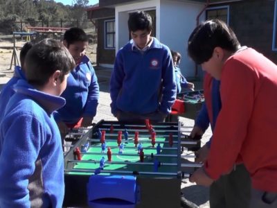Organizado por Asociación Comunicación Cooperativa y Trasfoco Escuela Audiovisual Itinerante en la Escuela Aquelarre de Quicaví , Chiloé (Chile)